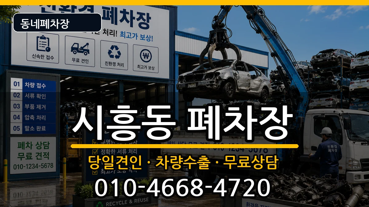 서울특별시금천구시흥동 폐차 서울특별시금천구시흥동 폐차 차량 처리 안내 이미지 2