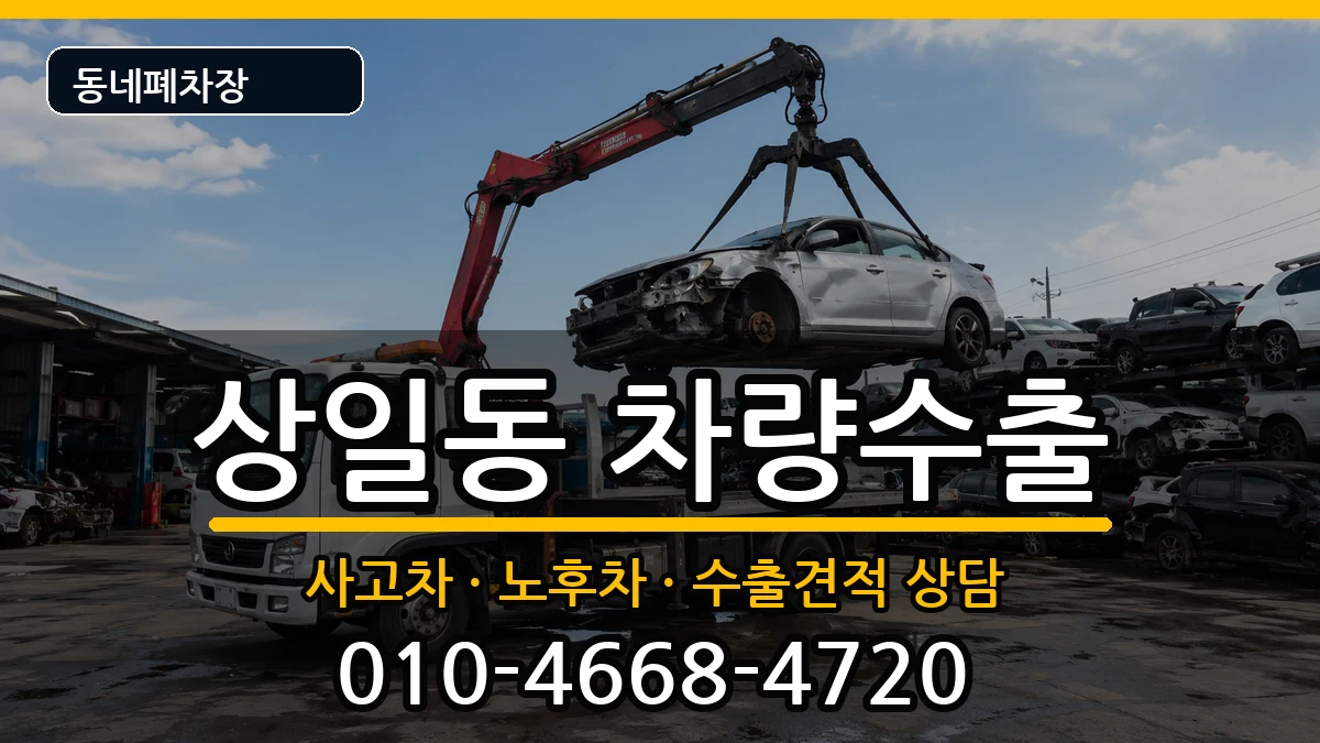 서울특별시강동구상일동  차량수출 주의사항형
