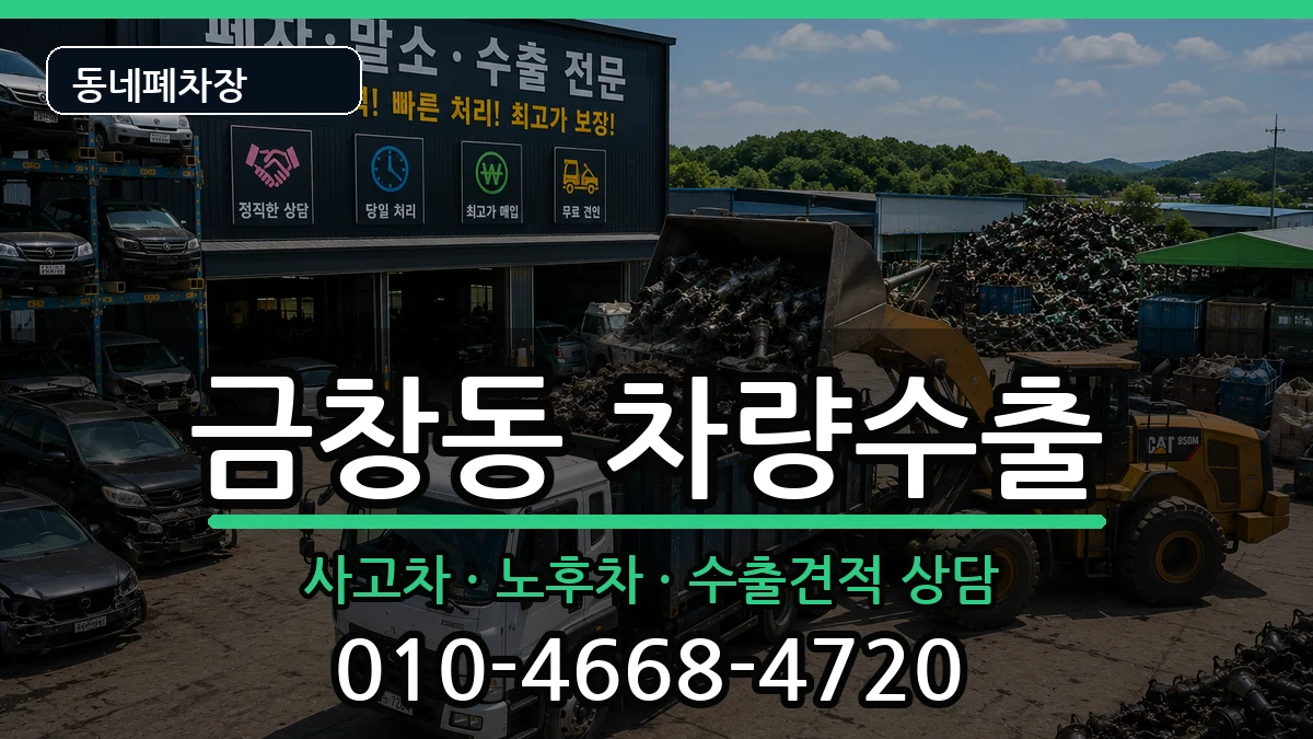 인천광역시동구금창동 차량수출 인천광역시동구금창동 차량수출 차량 처리 안내 이미지 1