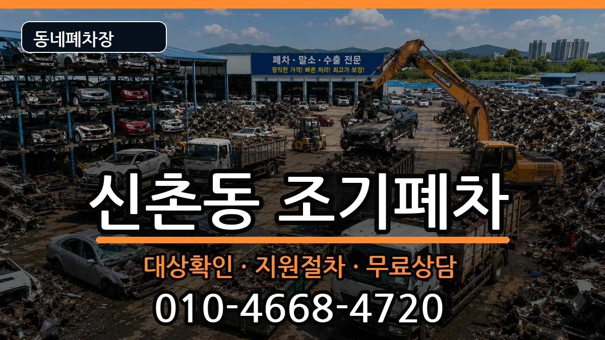 서울특별시서대문구신촌동 조기폐차 서울특별시서대문구신촌동 조기폐차 차량 처리 안내 이미지 3