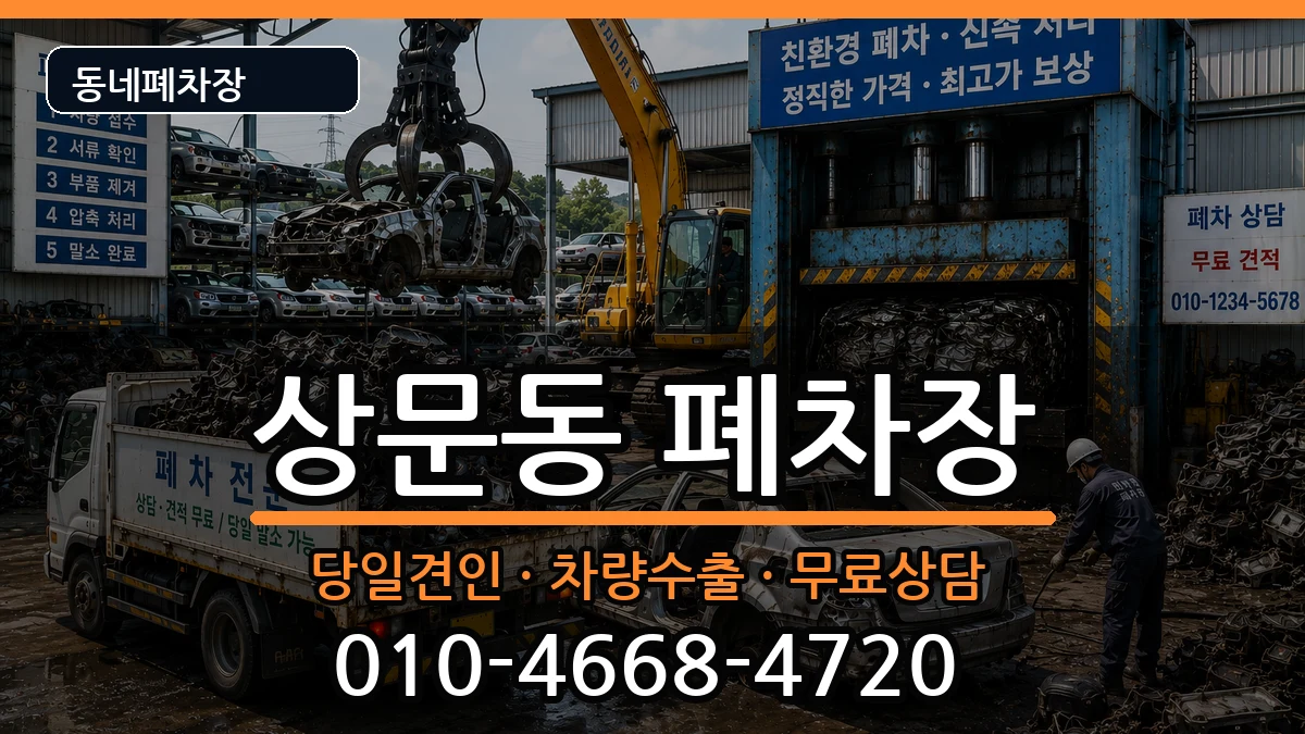 경상남도거제시상문동 폐차 차량 처리 안내 이미지 3