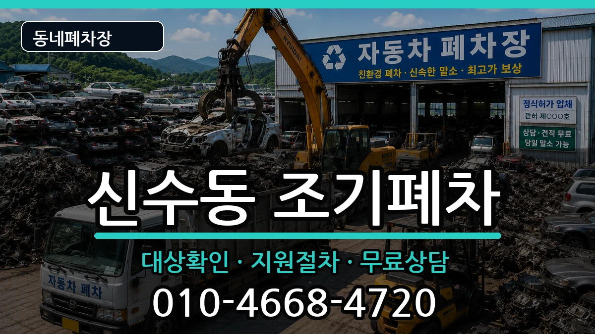 서울특별시마포구신수동 조기폐차 서울특별시마포구신수동 조기폐차 차량 처리 안내 이미지 2