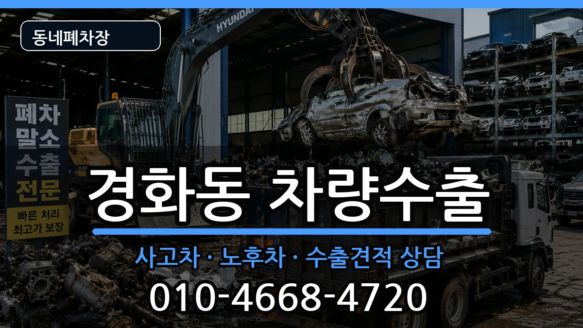 경상남도창원시진해구경화동 차량수출 경상남도창원시진해구경화동 차량수출 차량 처리 안내 이미지 1