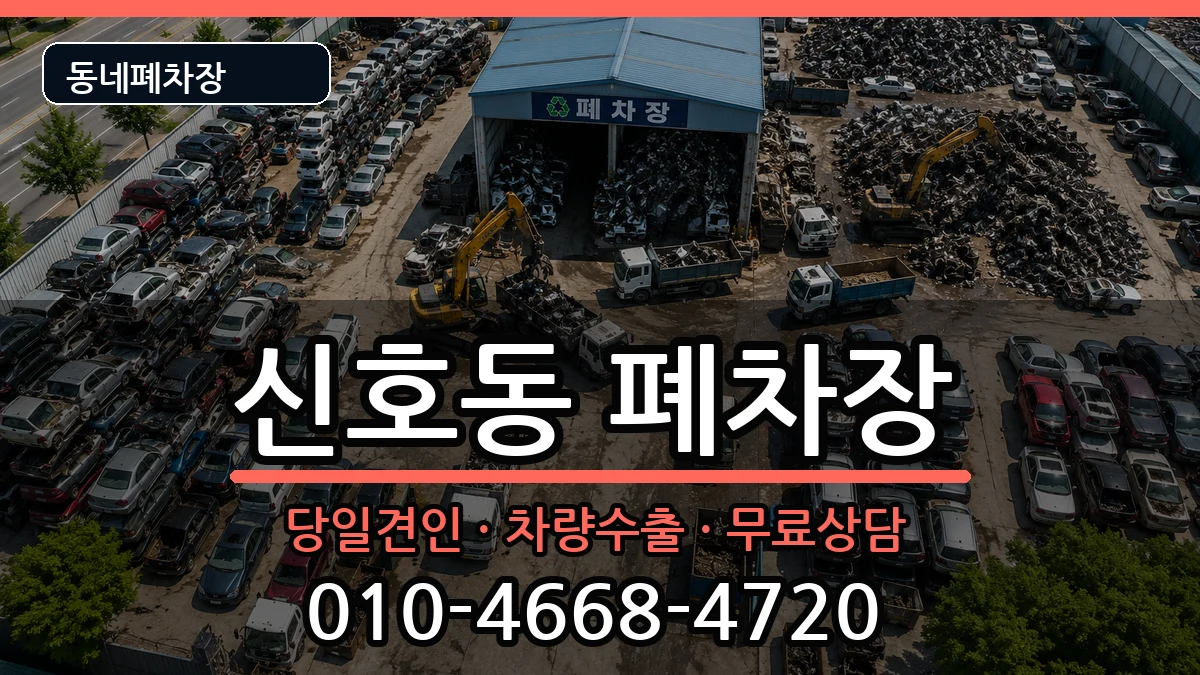 부산광역시강서구신호동 폐차 부산광역시강서구신호동 폐차 차량 처리 안내 이미지 2