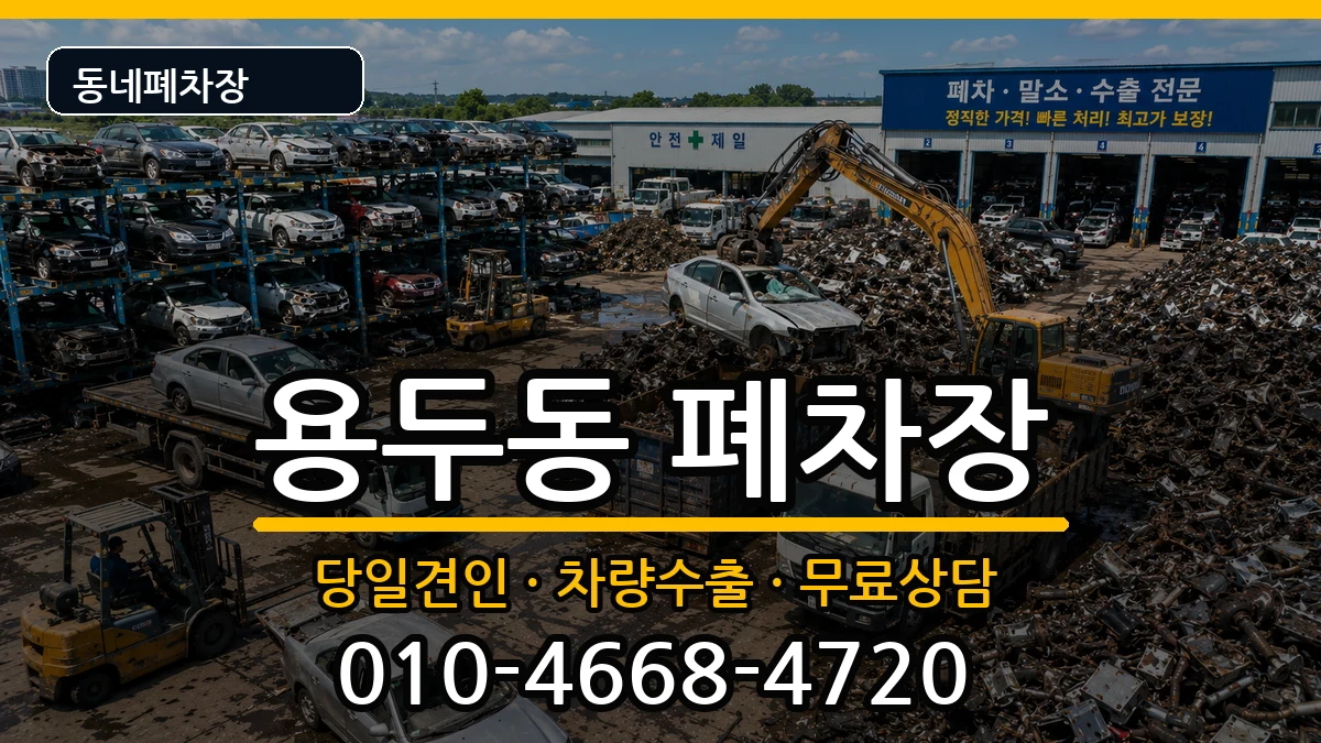 서울특별시동대문구용두동 폐차 서울특별시동대문구용두동 폐차 차량 처리 안내 이미지 1