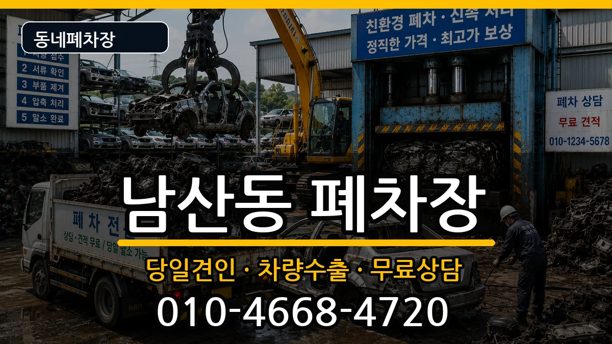 부산광역시금정구남산동 폐차 부산광역시금정구남산동 폐차 차량 처리 안내 이미지 1