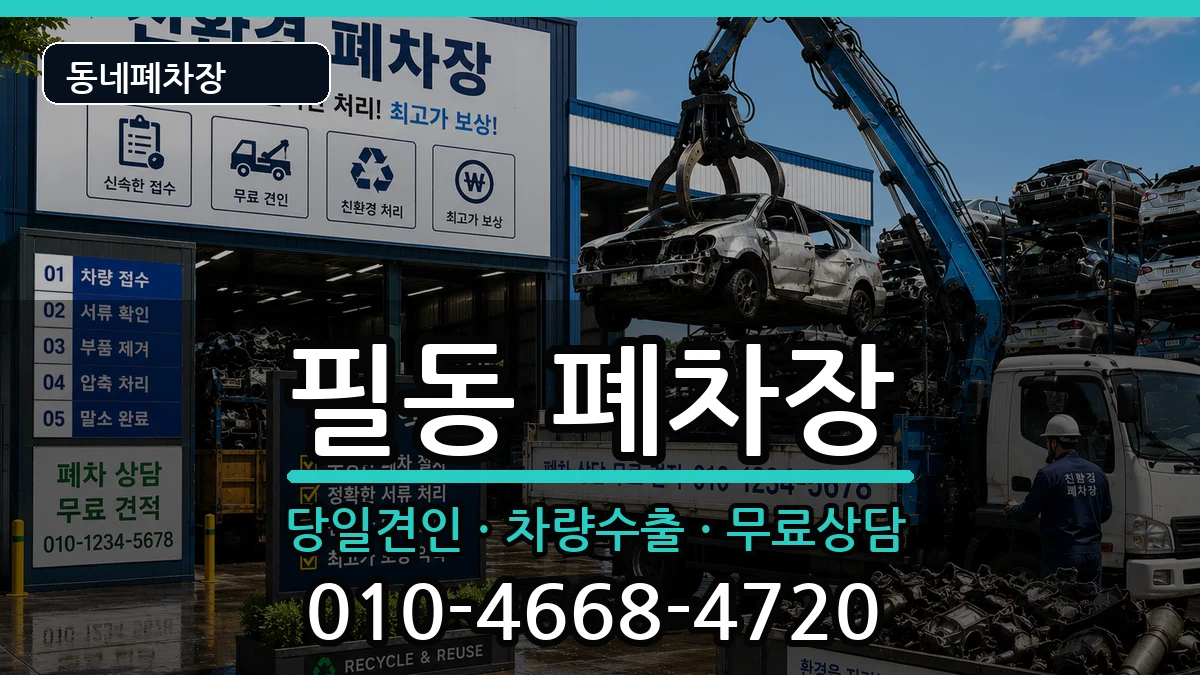 서울특별시중구필동 폐차 서울특별시중구필동 폐차 차량 처리 안내 이미지 1
