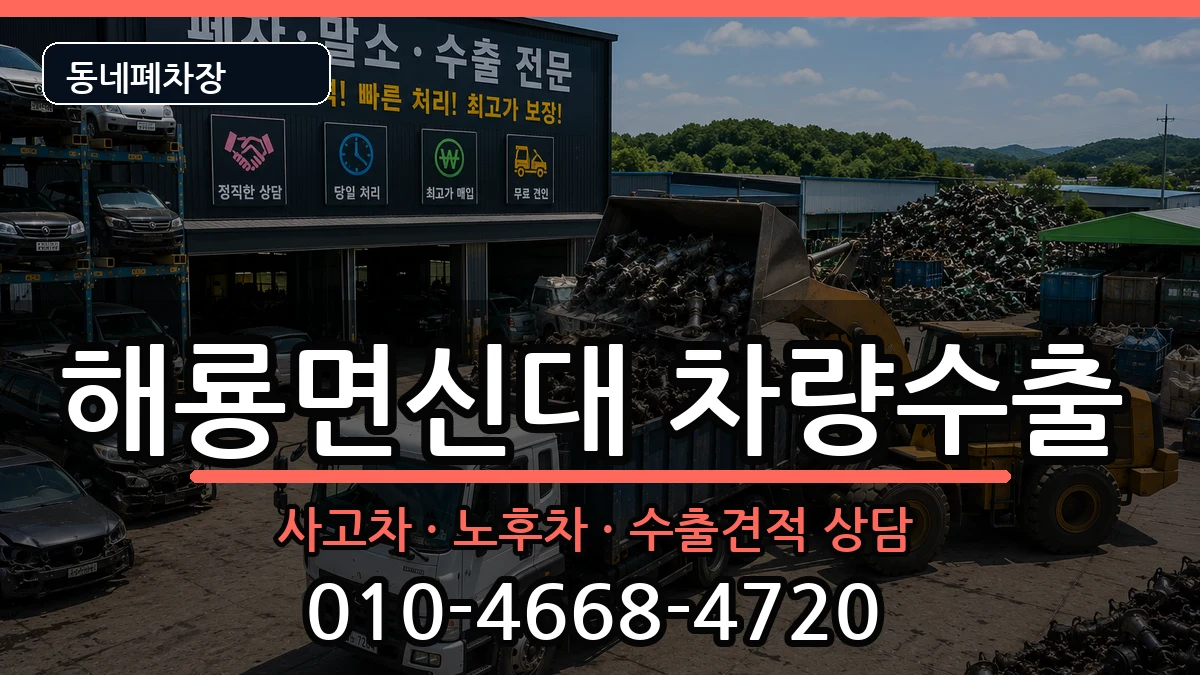 전라남도순천시해룡면신대 차량수출 전라남도순천시해룡면신대 차량수출 차량 처리 안내 이미지 2
