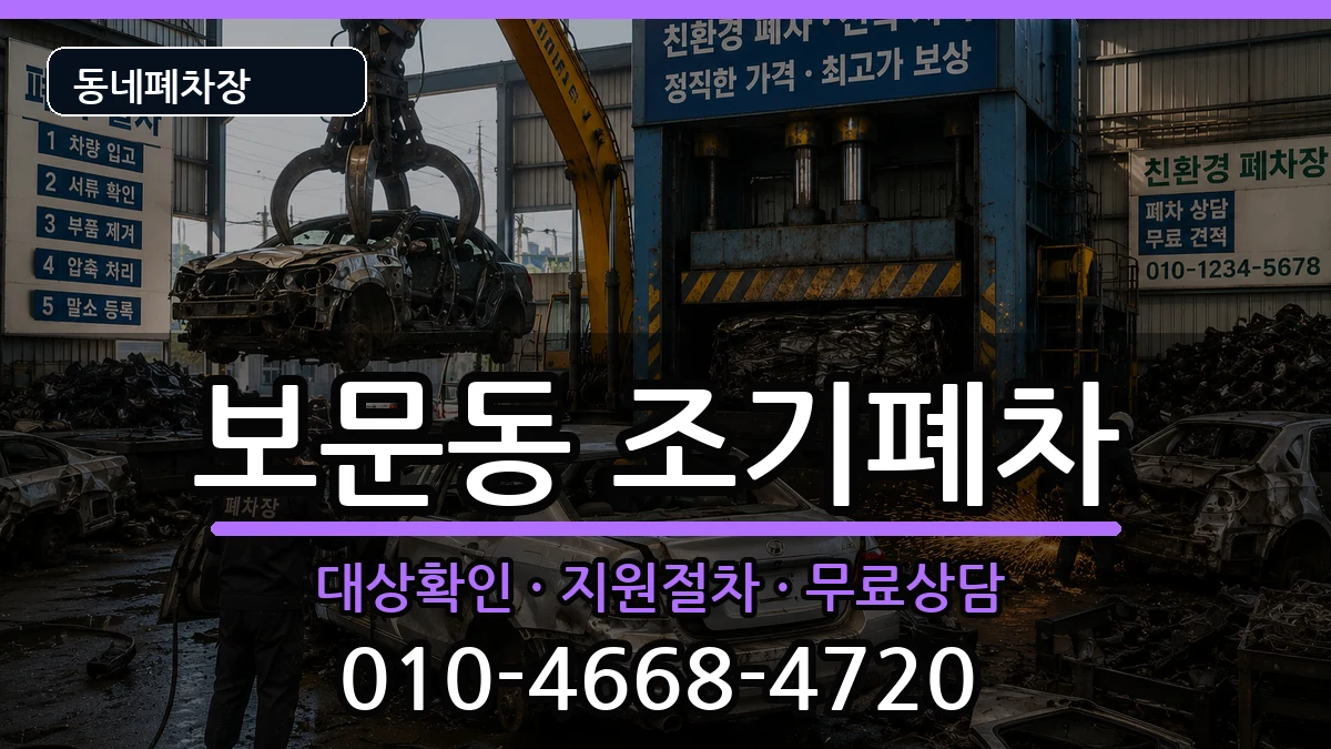 서울특별시성북구보문동  조기폐차 정보형