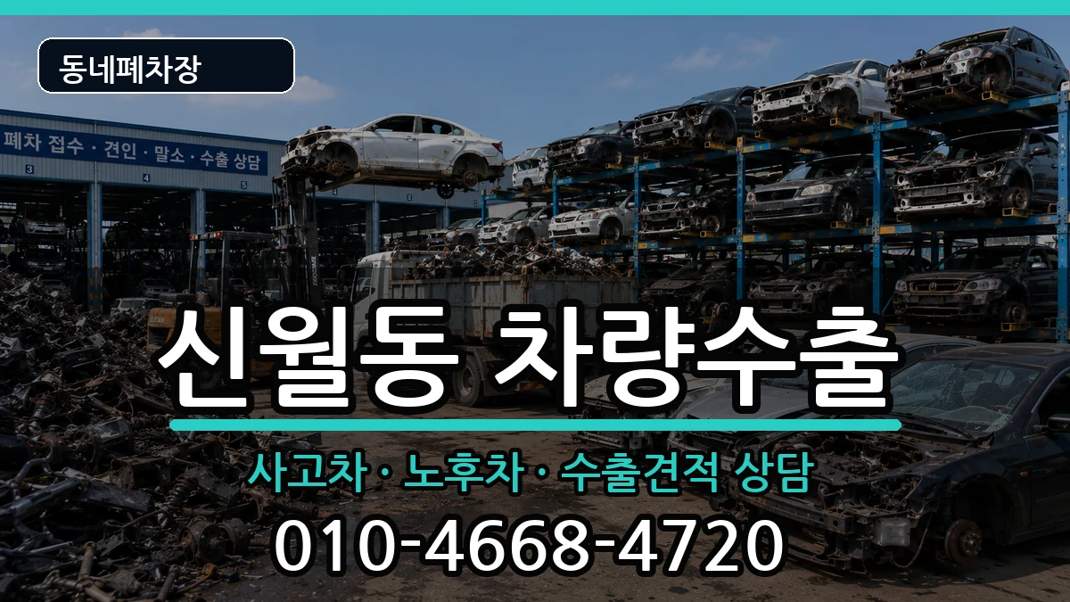 서울특별시양천구신월동 차량수출 서울특별시양천구신월동 차량수출 차량 처리 안내 이미지 1
