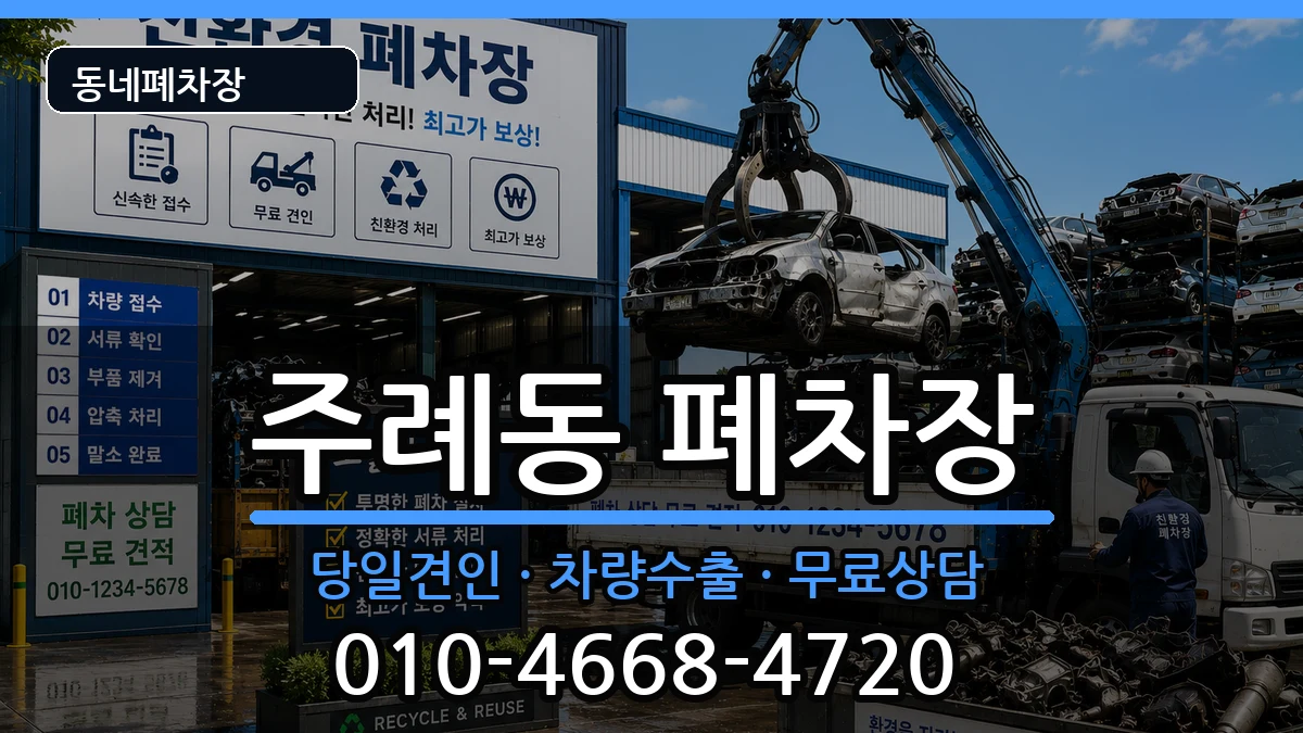 부산광역시사상구주례동 폐차 부산광역시사상구주례동 폐차 차량 처리 안내 이미지 3