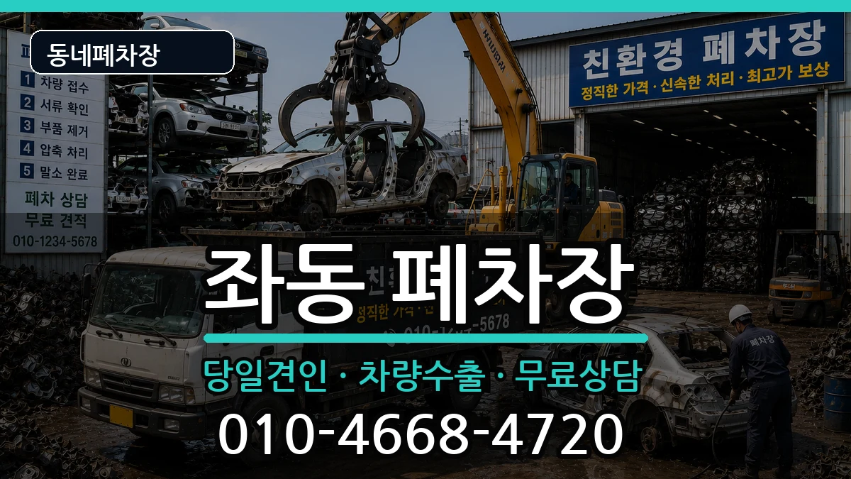 부산광역시해운대구좌동  폐차 지역형
