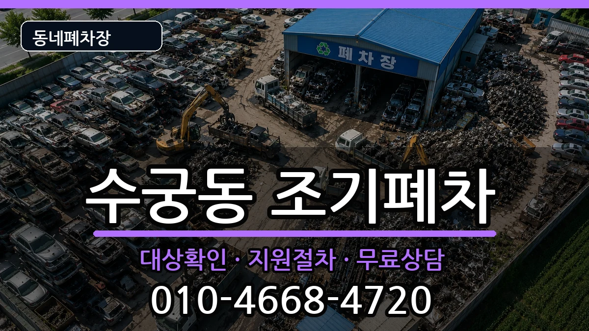 서울특별시구로구수궁동 조기폐차 서울특별시구로구수궁동 조기폐차 차량 처리 안내 이미지 1