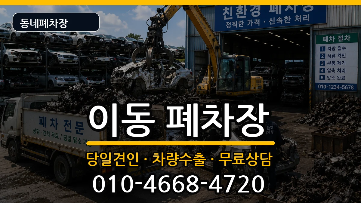 경상남도창원시진해구이동 폐차 경상남도창원시진해구이동 폐차 차량 처리 안내 이미지 2