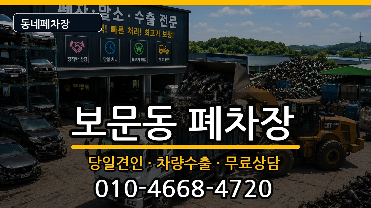 서울특별시성북구보문동 폐차 차량 처리 안내 이미지 1