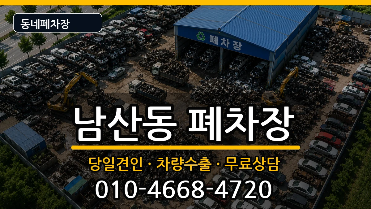 부산광역시금정구남산동  폐차 질문형