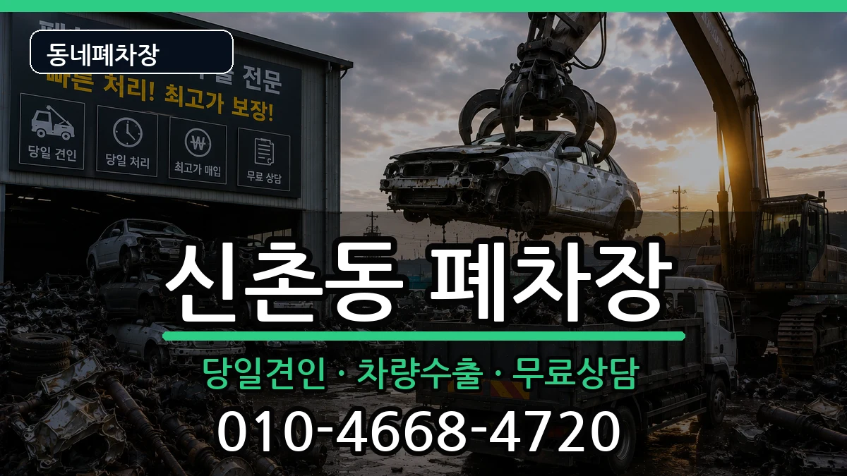 서울특별시서대문구신촌동 폐차 서울특별시서대문구신촌동 폐차 차량 처리 안내 이미지 2