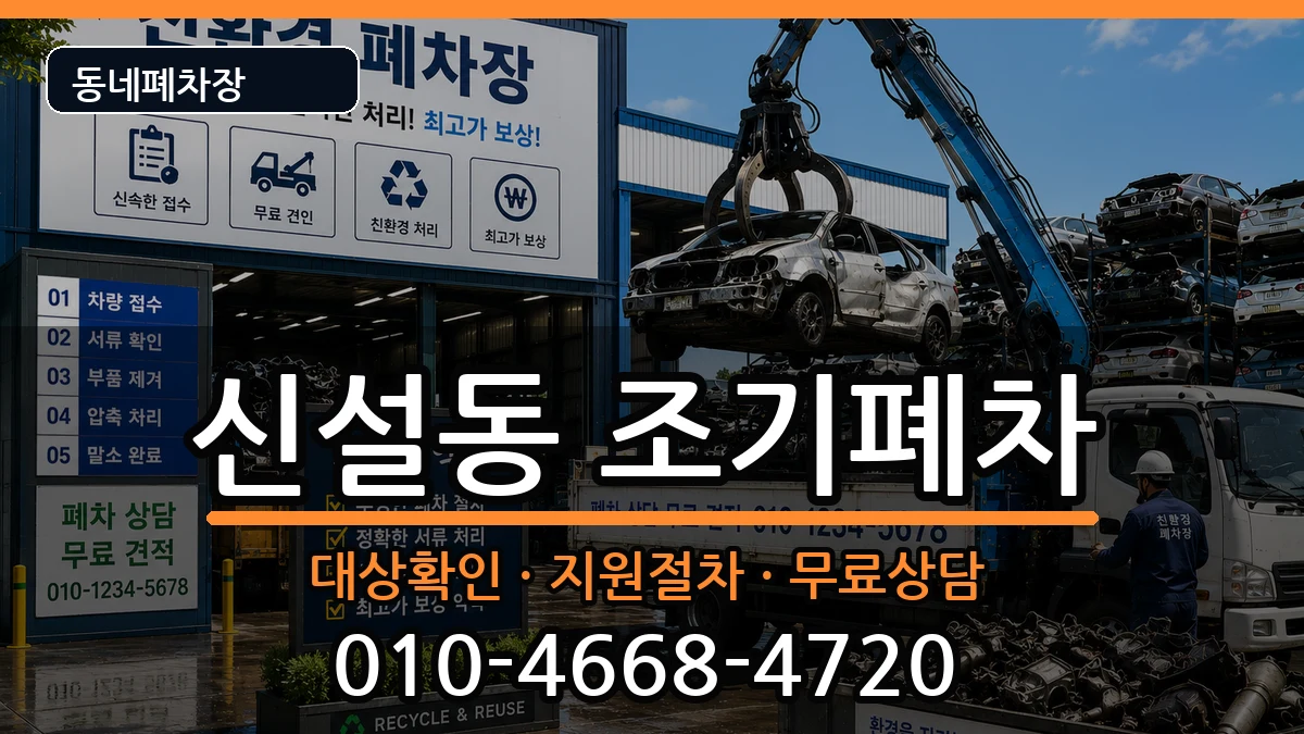 서울특별시동대문구신설동 조기폐차 서울특별시동대문구신설동 조기폐차 차량 처리 안내 이미지 2
