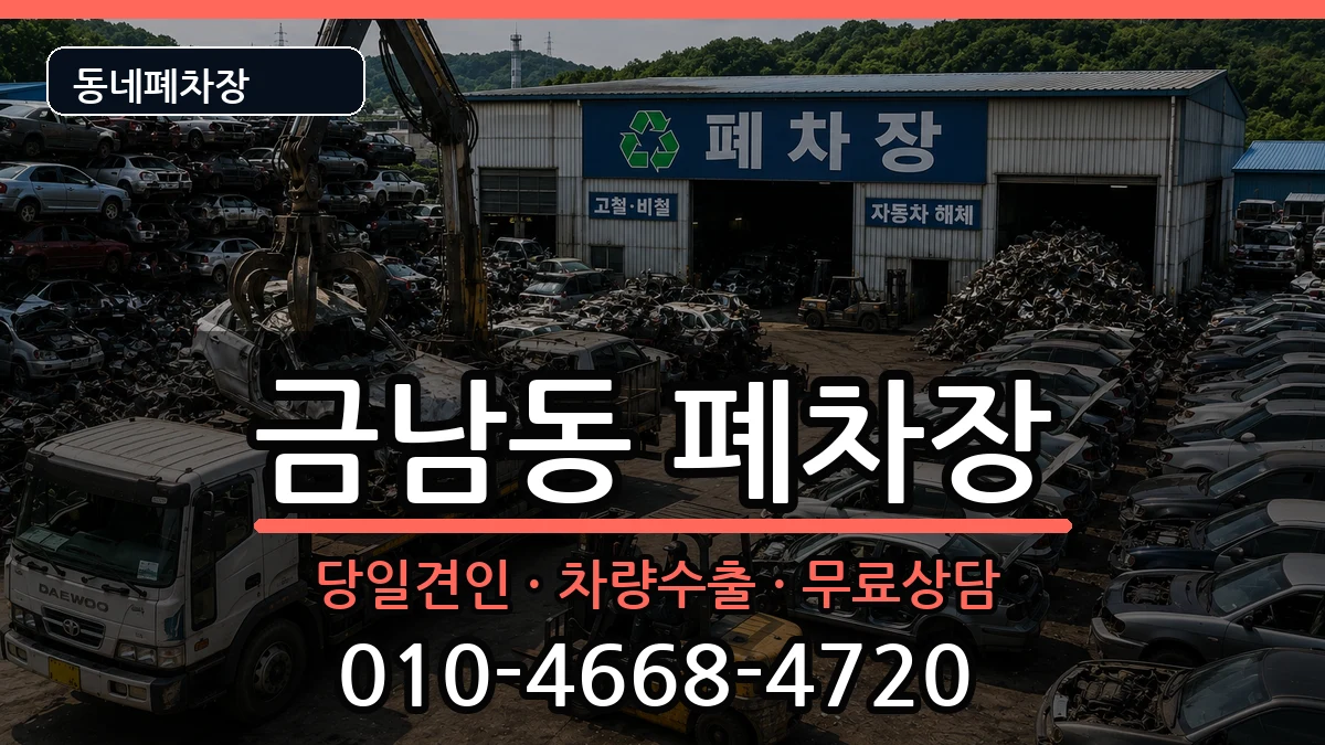 전라남도나주시금남동 폐차 전라남도나주시금남동 폐차 차량 처리 안내 이미지 1