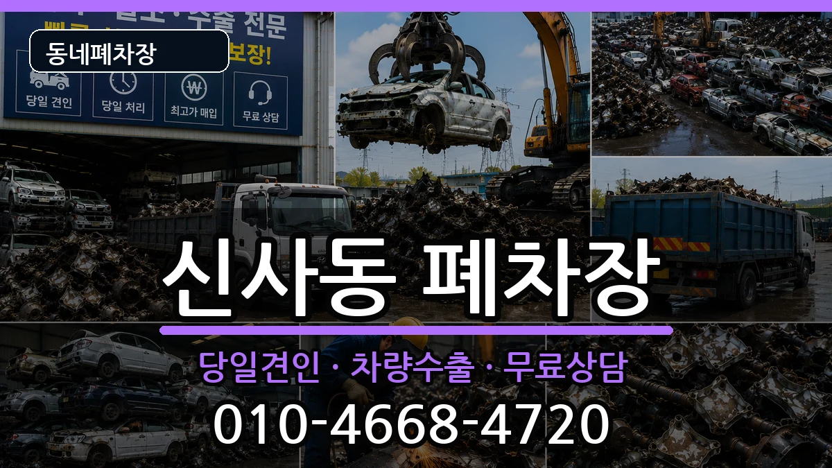 서울특별시은평구신사동 폐차 차량 처리 안내 이미지 1