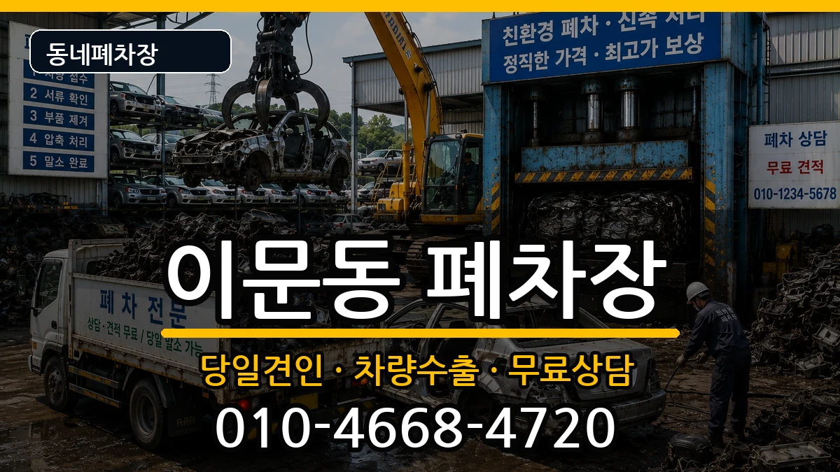 서울특별시동대문구이문동 폐차 서울특별시동대문구이문동 폐차 차량 처리 안내 이미지 2