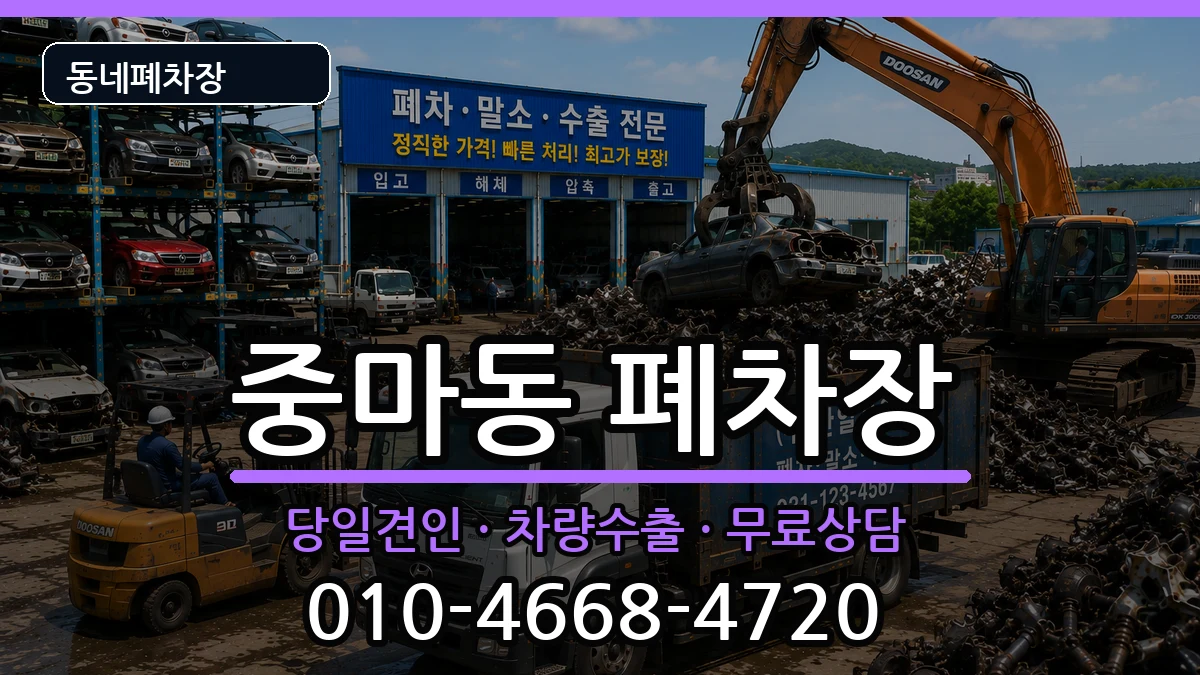 전라남도광양시중마동 폐차 전라남도광양시중마동 폐차 차량 처리 안내 이미지 1
