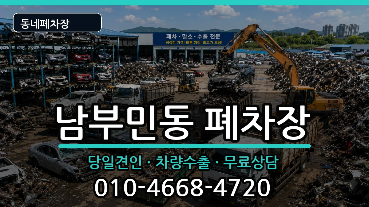 부산광역시서구남부민동 폐차 부산광역시서구남부민동 폐차 차량 처리 안내 이미지 1