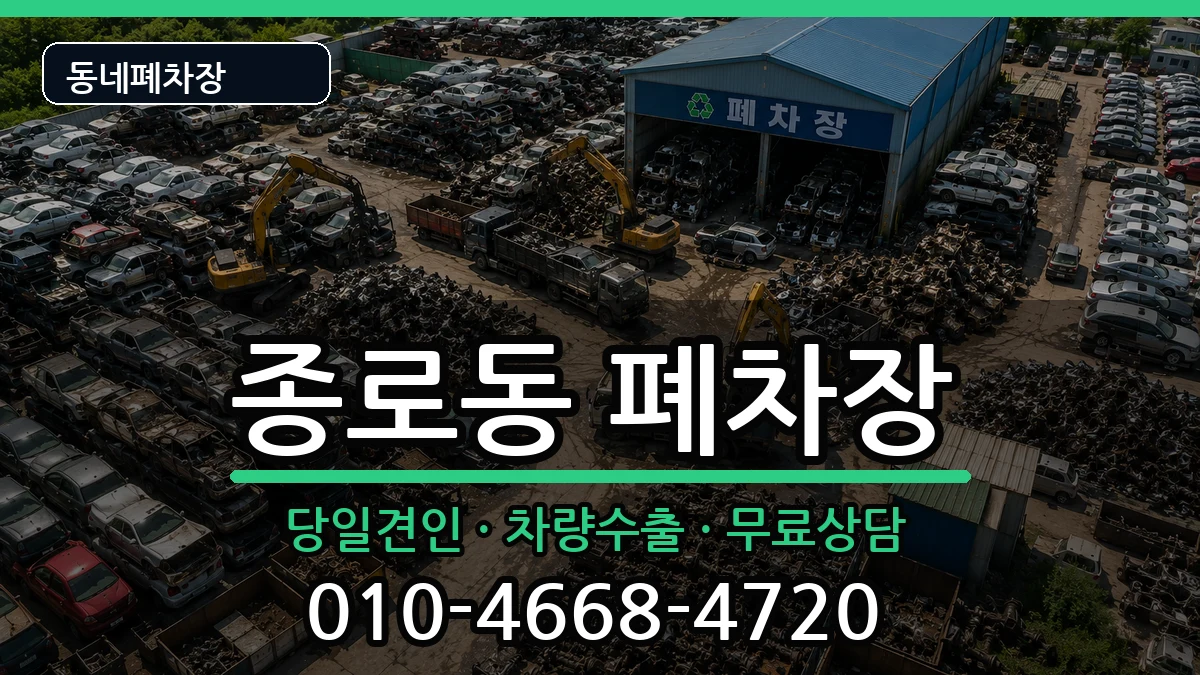 서울특별시종로구종로동  폐차 질문형