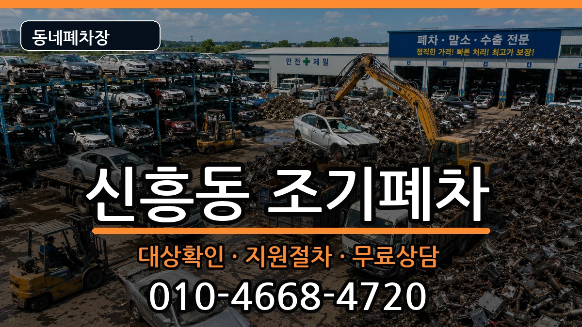 전라남도목포시신흥동 조기폐차 차량 처리 안내 이미지 3