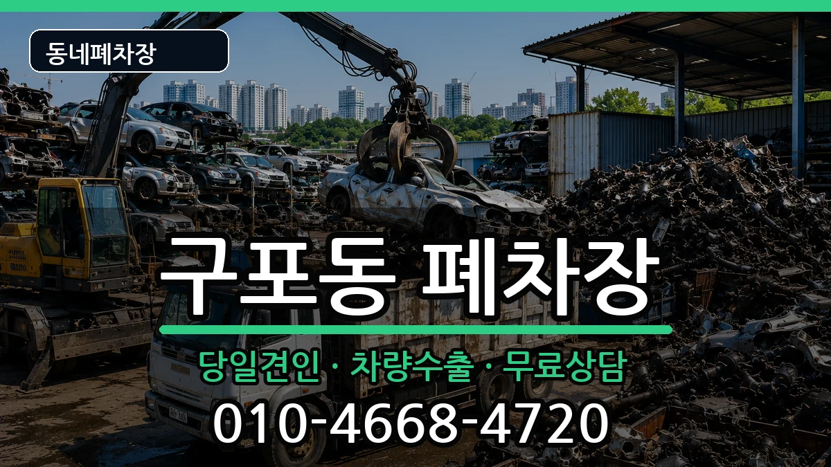부산광역시북구구포동  폐차 절차형