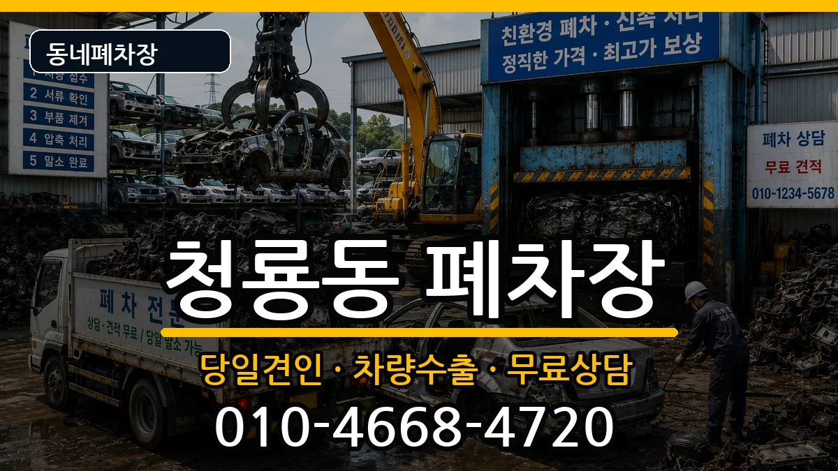 서울특별시관악구청룡동 폐차 서울특별시관악구청룡동 폐차 차량 처리 안내 이미지 1