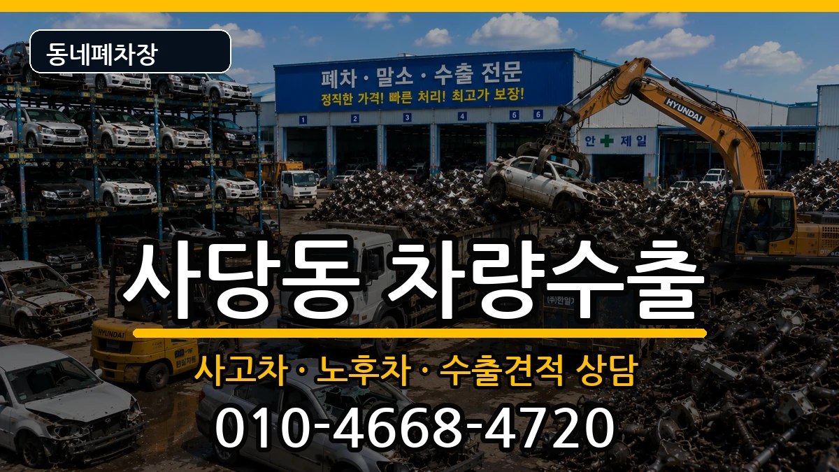 서울특별시동작구사당동  차량수출 비용형
