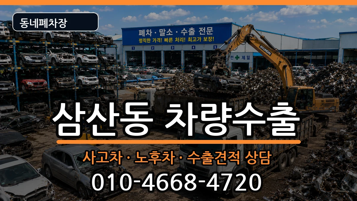 인천광역시부평구삼산동  차량수출 비용형