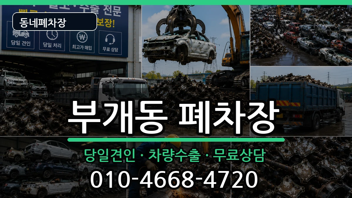인천광역시부평구부개동 폐차 차량 처리 안내 이미지 2