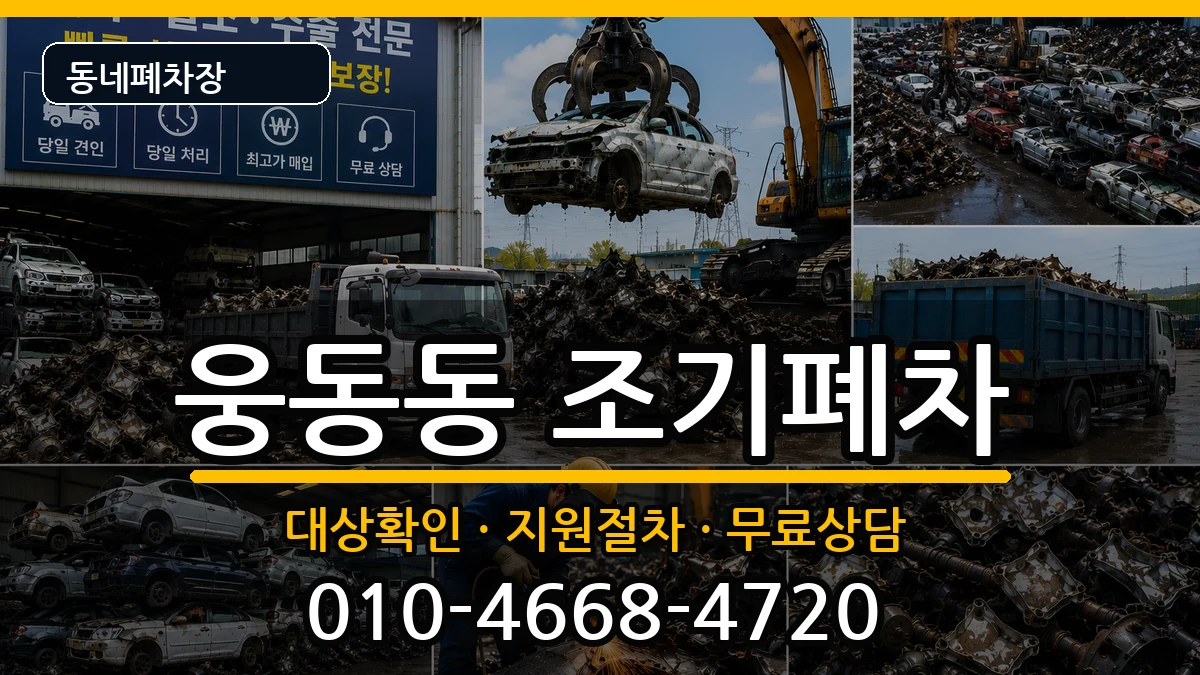 경상남도창원시진해구웅동동  조기폐차 비교형