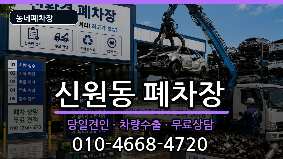 서울특별시관악구신원동 폐차 서울특별시관악구신원동 폐차 차량 처리 안내 이미지 3