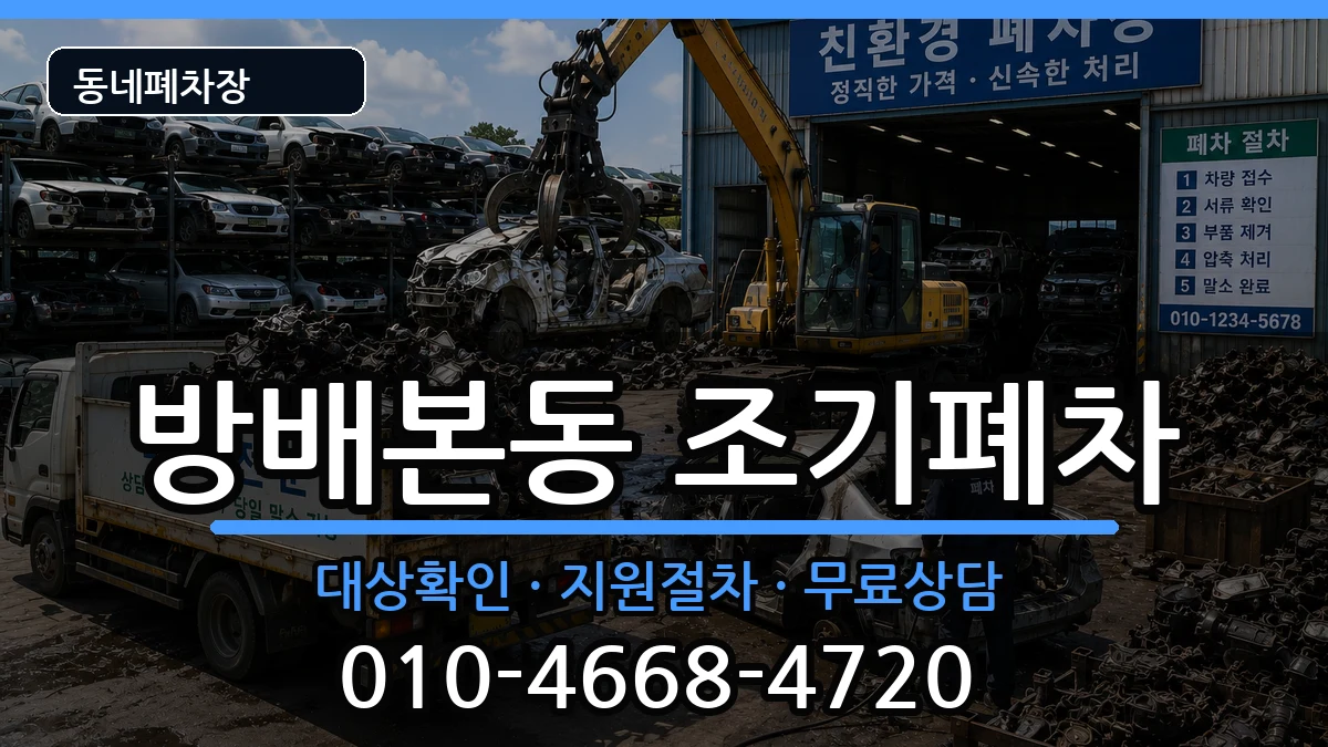 서울특별시서초구방배본동 조기폐차 서울특별시서초구방배본동 조기폐차 차량 처리 안내 이미지 3