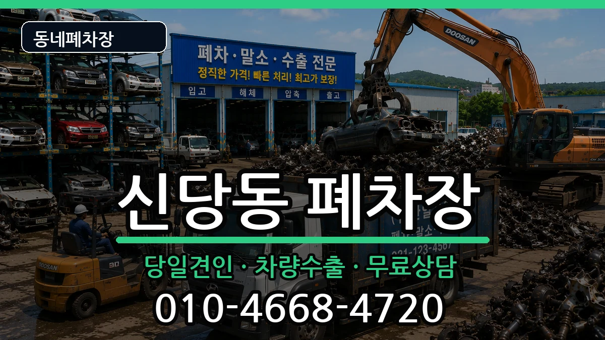 서울특별시중구신당동 폐차 서울특별시중구신당동 폐차 차량 처리 안내 이미지 3