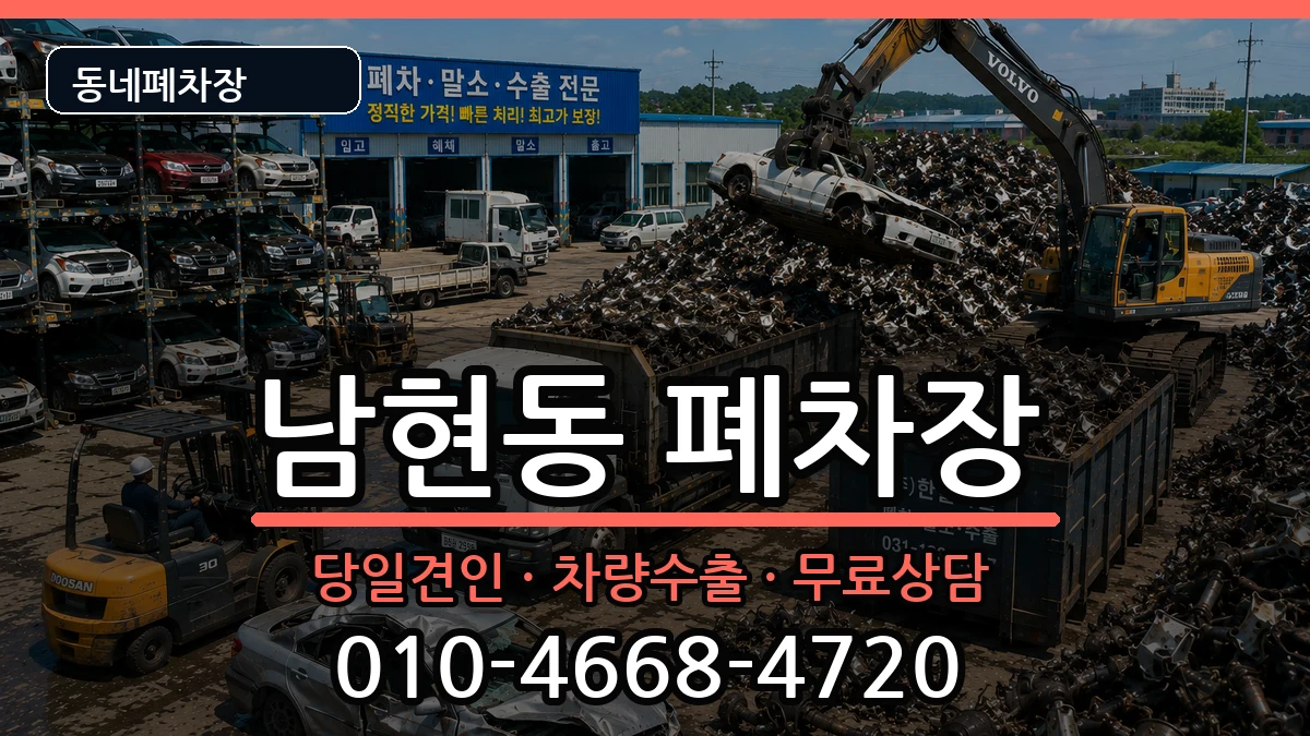 서울특별시관악구남현동 폐차 서울특별시관악구남현동 폐차 차량 처리 안내 이미지 3