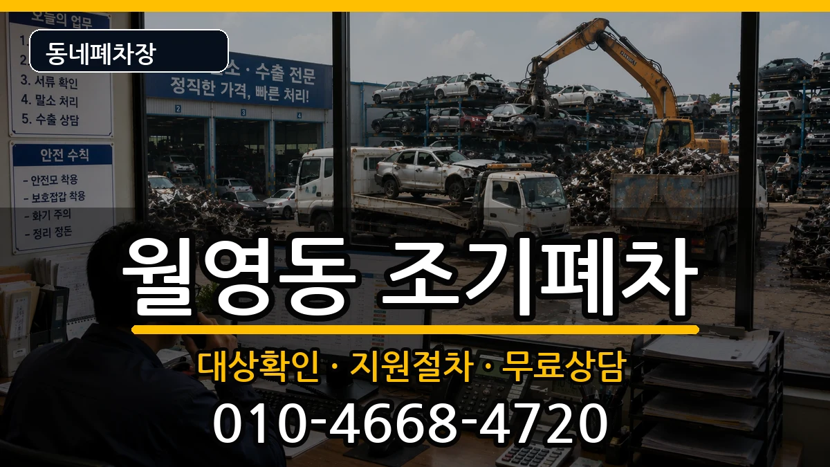 경상남도창원시마산합포구월영동 조기폐차 경상남도창원시마산합포구월영동 조기폐차 차량 처리 안내 이미지 1